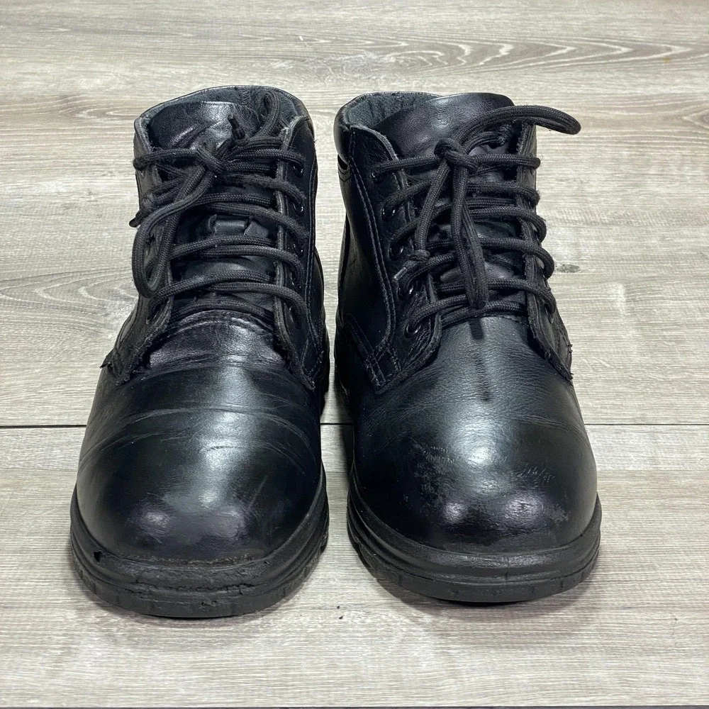 Thorogood Soft Streets Chukka Boots Men Premium Black Leather USA Made‎ Postal
